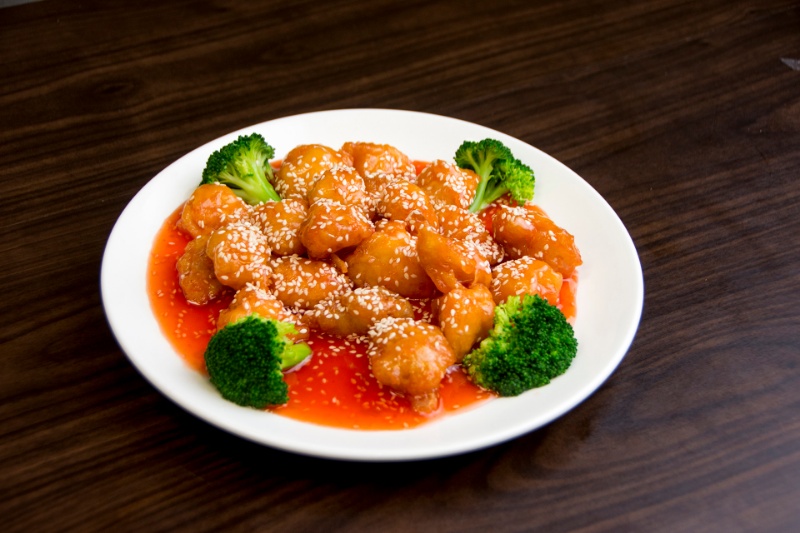 c02. sesame chicken 芝麻鸡